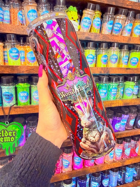 30OZ SKINNY- DARK ALICE TUMBLER