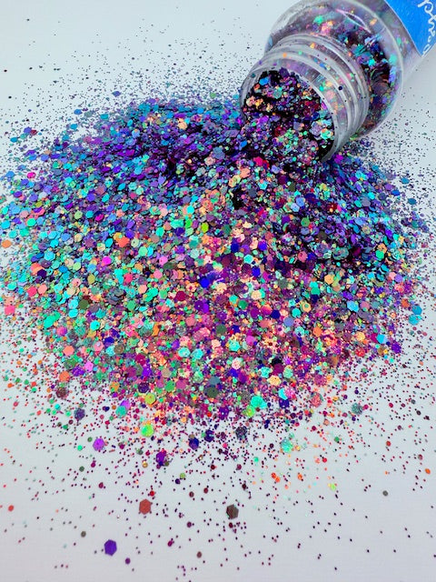 Psychedelic Circus - Custom Mixed Color Shift Glitter 4-3