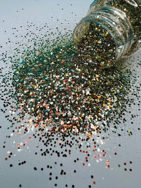 The Golden Pineapple - Custom Mixed Gold Copper Mini Chunky Color Shift Glitter 3-1