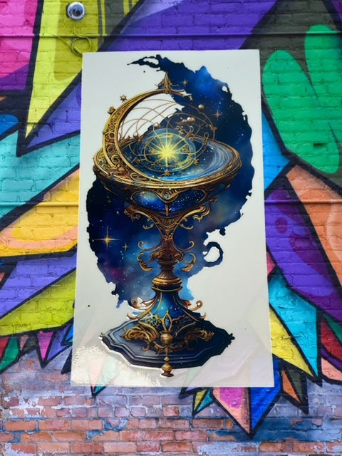 221. XL Astrolabe Decal