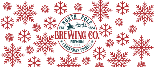 EE. North Pole Brewing Snowflake UVDTF