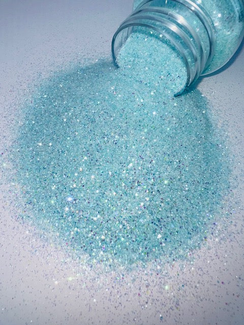 Slide Away- Custom Mixed Fine Baby Blue Glitter 1-10