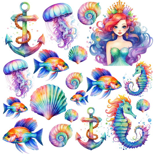 G. ELEMENT SHEET- Rainbow Under The Sea