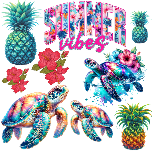 H. ELEMENT SHEET- Turtles & Pineapples