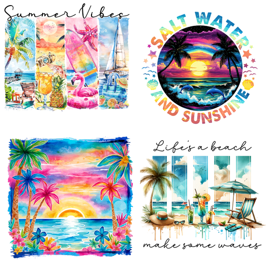 C. ELEMENT SHEET- Multicolored Beach