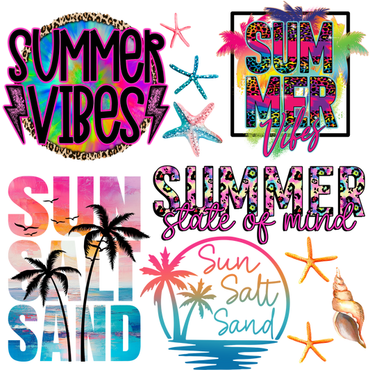 K. ELEMENT SHEET- Summer Vibes & Sun Salt Sand