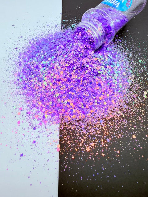 Violet Vixen- Purple Color Shift Chunky Mixed Glitter
