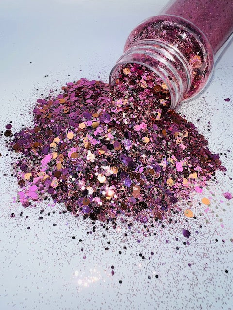 Wedding Crasher - Rose Gold Copper Mixed Glitter 3-9