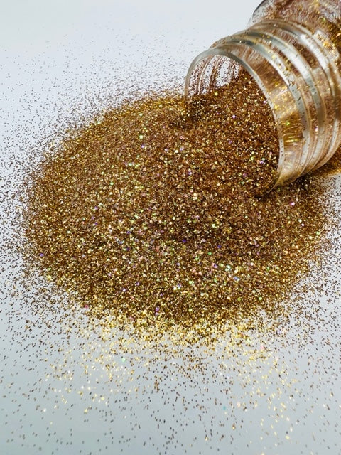 Champagne Shores- Fine Gold Custom Mixed Glitter  4-2