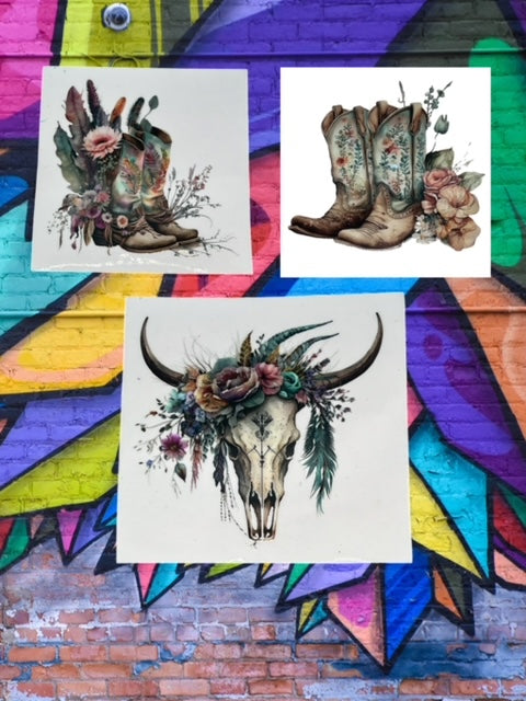 136. Country Boho Decal Bundle