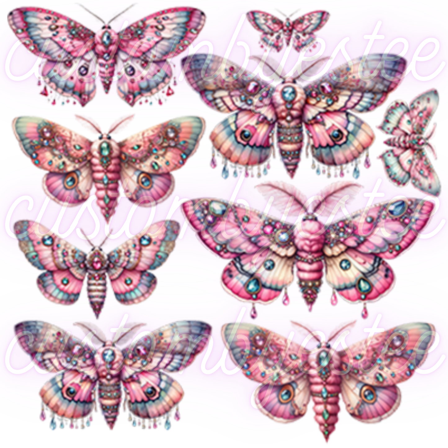 C15. ELEMENT SHEET- Jeweled Moths