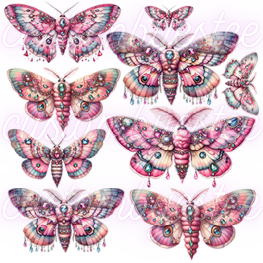 C15. ELEMENT SHEET- Jeweled Moths