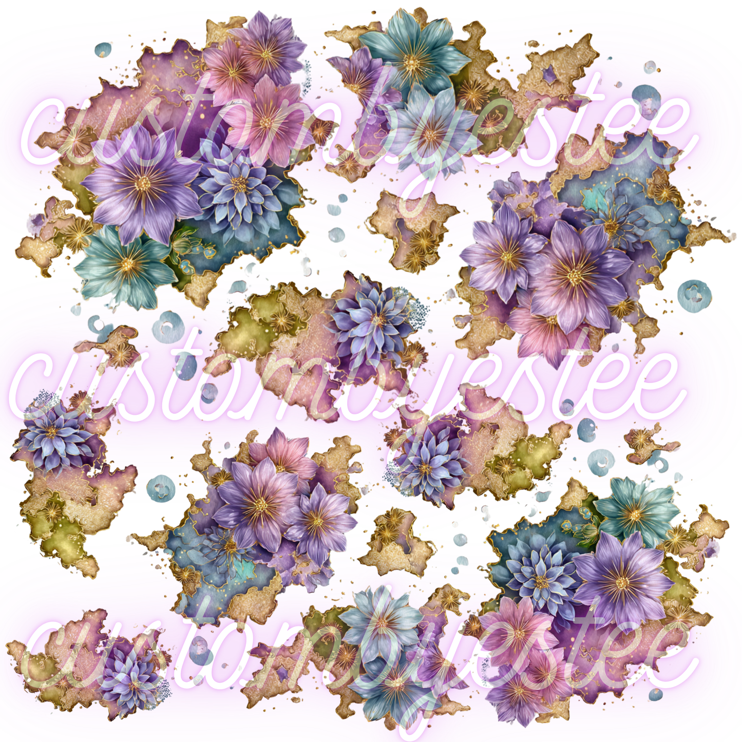 C19. ELEMENT SHEET- Floral Ocean Elements