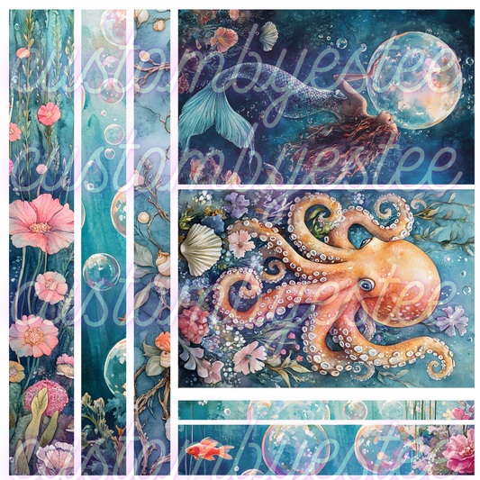 C22. ELEMENT SHEET- Mermaid Ocean Octopus
