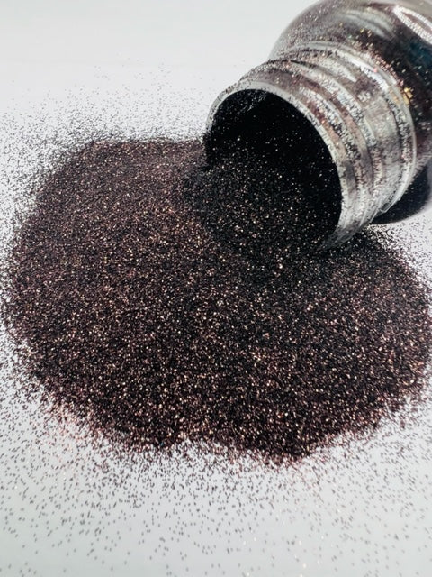 Espresso - Dark Brown Fine glitter 4-6