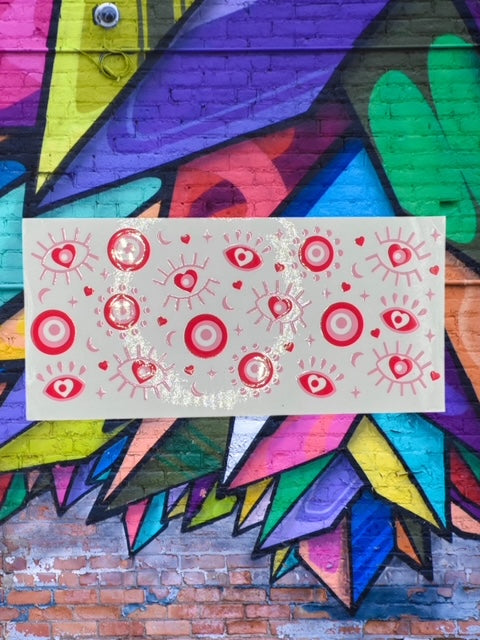 96. Pink Evil Eye UVDTF