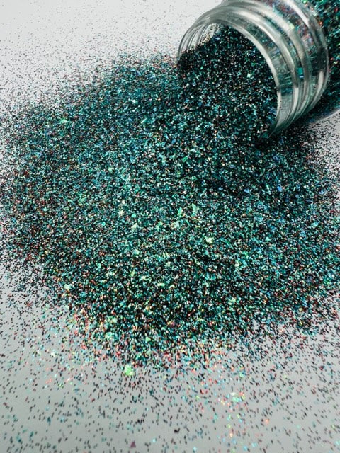 Gothic Sparkle- Dark Green Custom Mixed Glitter 2-3