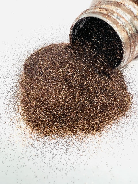 Hazelnut - Fine brown Glitter 4-7