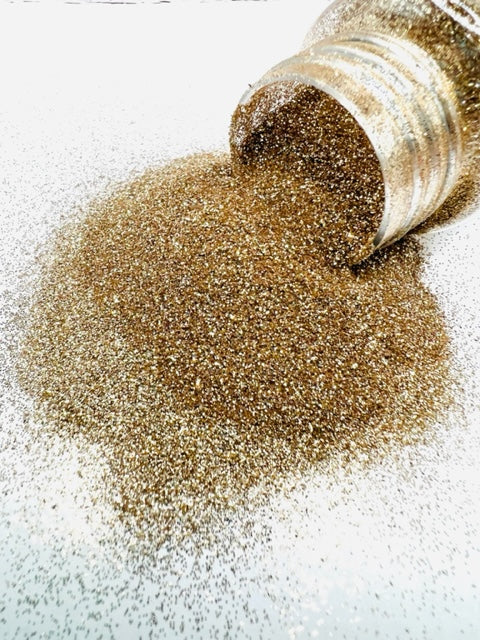 Iced Latte - Fine Gold Glitter 4-7
