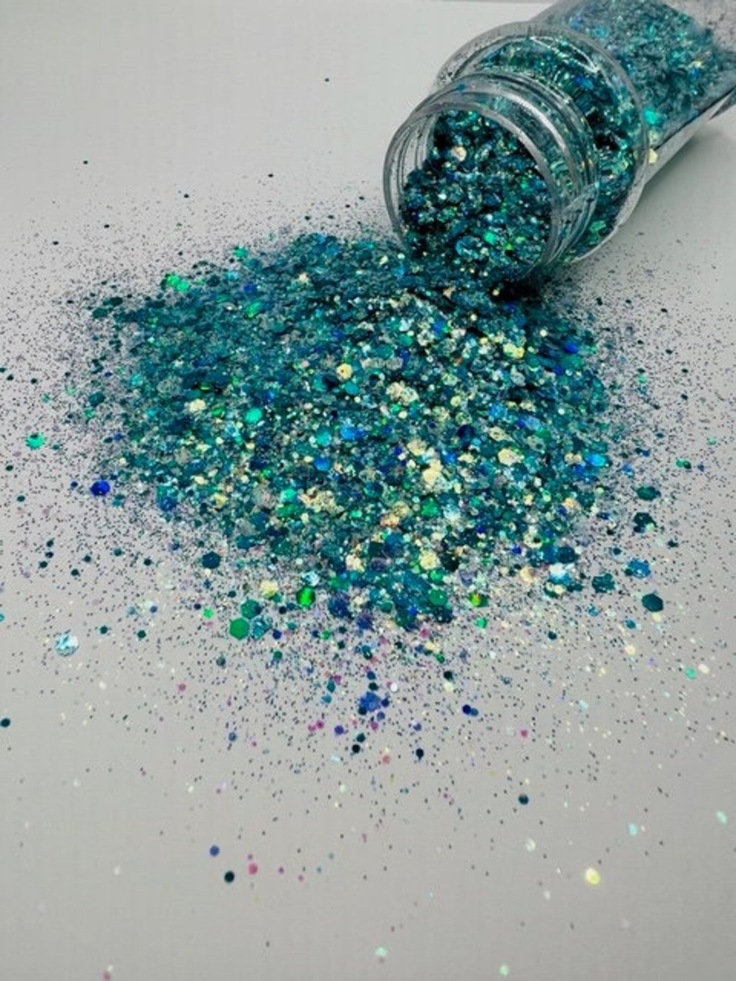 Oceanic Diamonds - Blue Teal Custom Mixed Glitter 3-6
