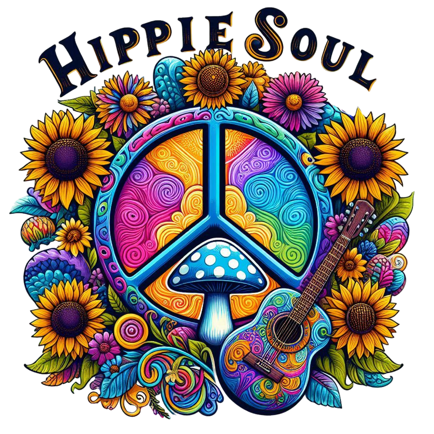 372. Hippie Soul Decal
