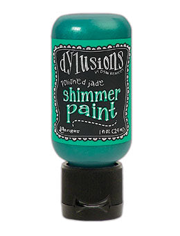 Dylusions Paint- Polished Jade Shimmer TH161