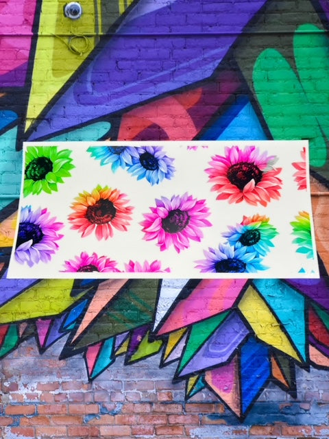 99. Rainbow Sunflower UVDTF