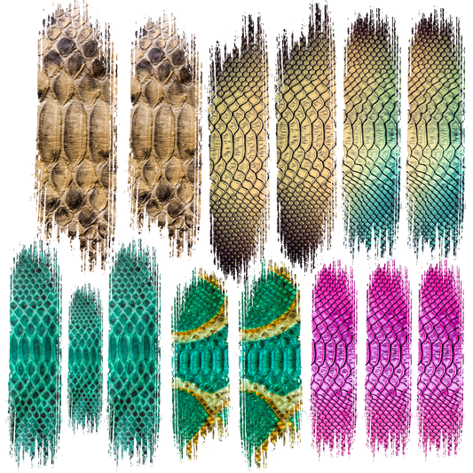 A25. ELEMENT SHEET- Snake Skin Brush Strokes