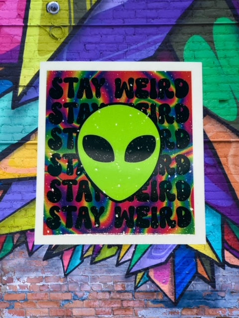 115. Stay Weird Decal