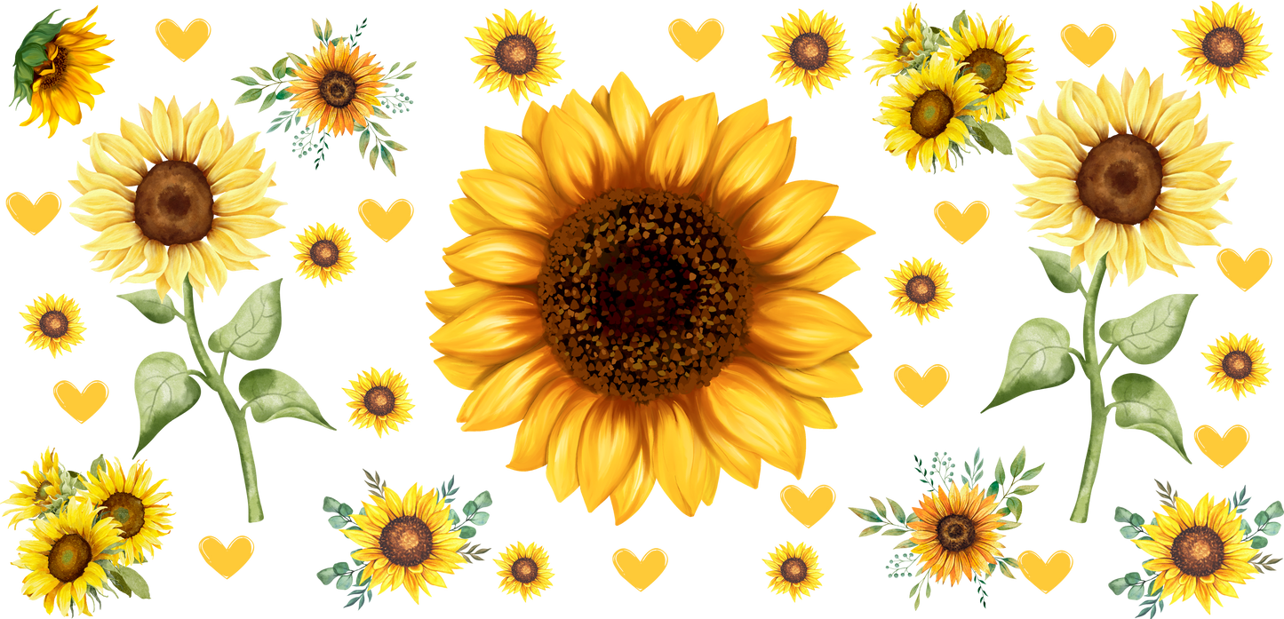 450. Sunflower UVDTF