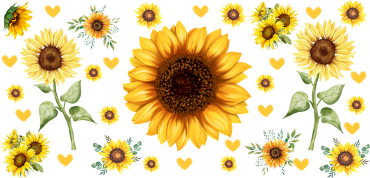 450. Sunflower UVDTF