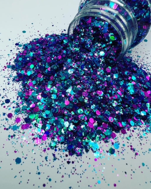 Supernova-Blue Purple Color Shift Custom Mixed Glitter 4-4